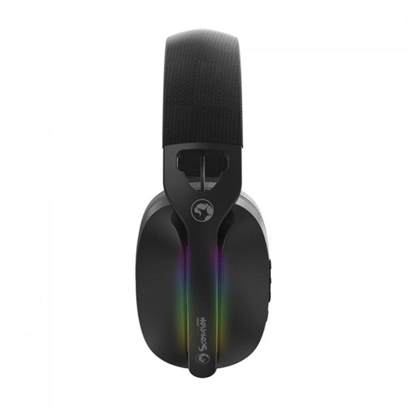 Headset Gamer Marvo Pulz 70W, Tri-Mode, Wireless, Bluetooth, USB, Drivers de 40mm, Black